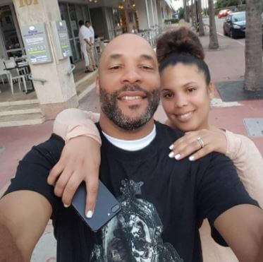 Brandy Cole with her husband Jake.
